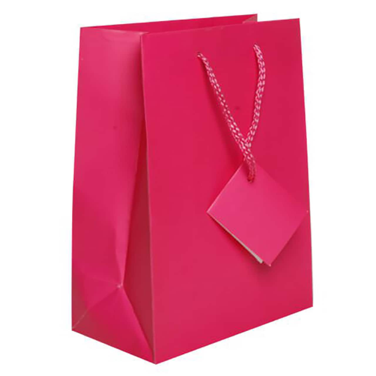 JAM Paper Medium Gift Bags with Rope Handles, 3ct.